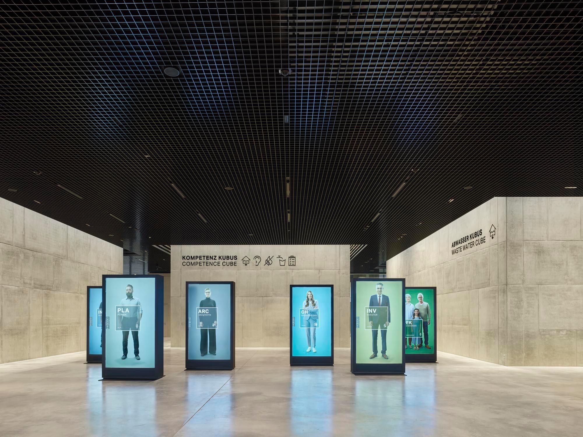 Geberit Campus – Kompetenz Kubus Medieninstallation